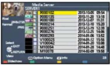 PANASONIC TX-32ASF609 - Verwendung von DLNA - 5