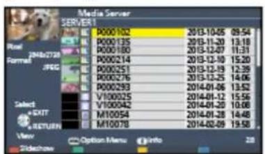 PANASONIC TX-32ASF609 - ■ Wiedergabe von im Media Server gespeicherten freigegebenen Inhalten - 1