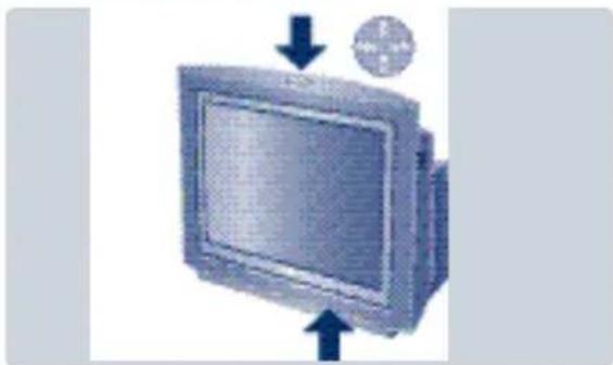 PHILIPS 29PT5515 - Die Tasten des Fernsehgerätes - 1