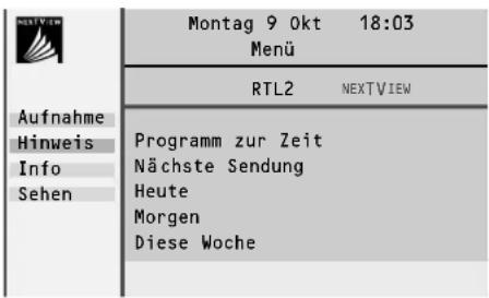 PHILIPS 28PW9525 - NEXTVIEW-Moden um Information zu ordnen und darzustellen - 1