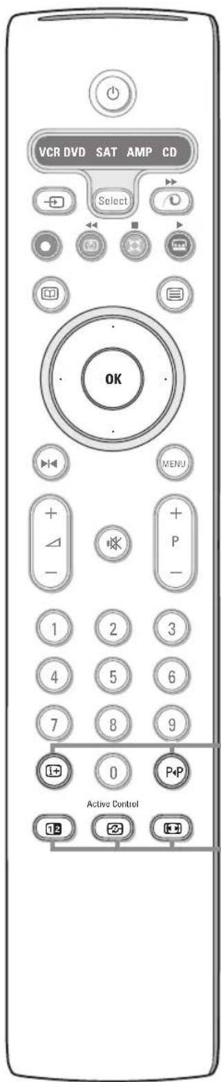 PHILIPS 32PW9319 - Benutzung der Fernbedienung RC4301 - 2