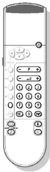 PHILIPS 70WA6213 - Benutzung der Fernbedienung - 1