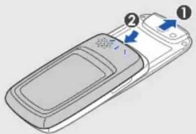 SAMSUNG SGH-S3030 - SIM-Karte und Akku einlegen - 1