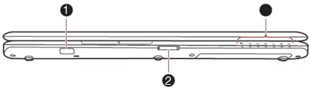 TOSHIBA Satellite A665D - Vorderseite mit geschlossenem Bildschirm - 1