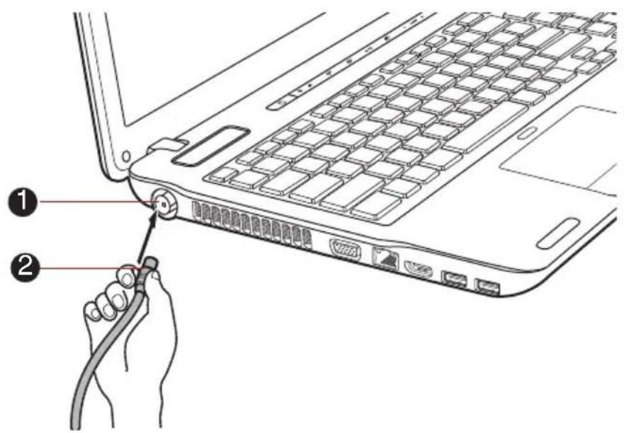 TOSHIBA Satellite A665D - Flexibles Koaxialkabel anschließen - 3