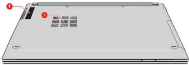 TOSHIBA Satellite C40D-C - Unterseite - 1