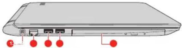 TOSHIBA Satellite C40D-C - Linke Seite - 1