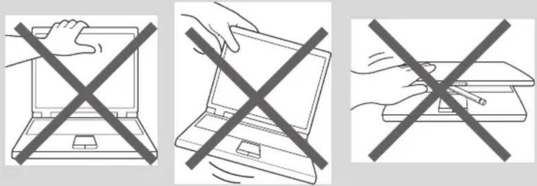 TOSHIBA Satellite A350D - Öffnen des Bildschirms - 4