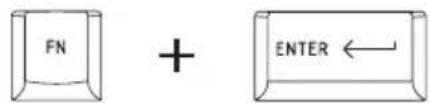 FN + ENTER ←