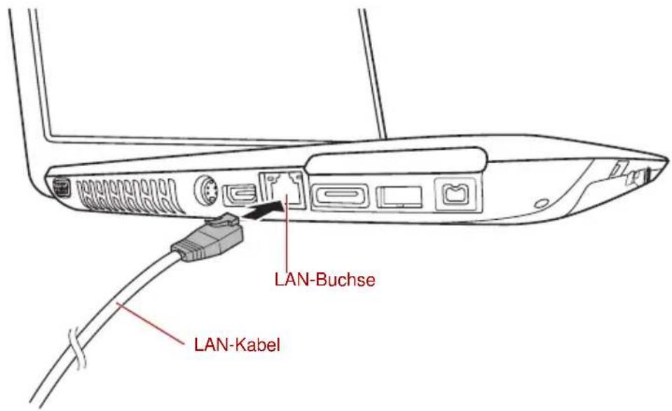 LAN-Buchse LAN-Kabel