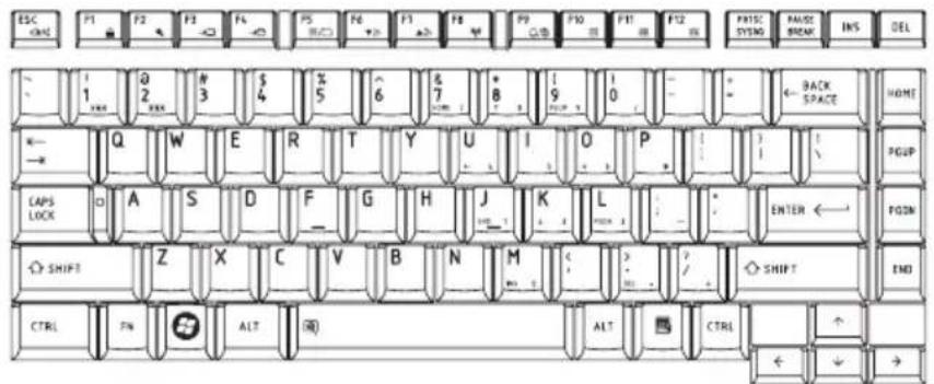 ESC CNC F1 F2 F3 F4 F5 F6 F7 F8 F9 F10 F11 F12 F13C SYNG MASS BREAK BRAV INS DEL 1 2 3 4 5 6 7 8 9 10 BACK SPACE HOME Q W E R T Y U I O P PGUP CAPS LOCK A S D F G H J K L ENTER ←→ PGDN SHIFT Z X C V BNM< > SHIFT END CTRL FN ALT ALT CTRL