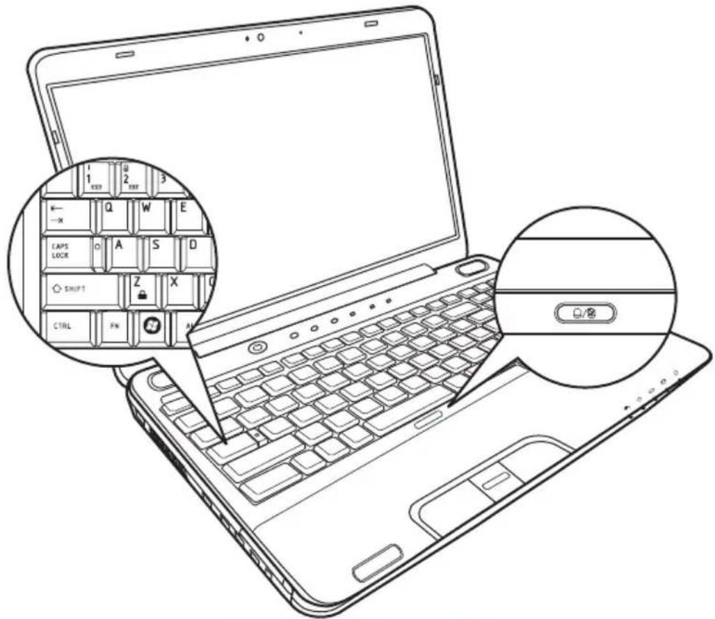 TOSHIBA Satellite A500D - Tastatur-LEDs - 1