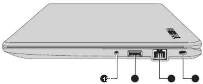 TOSHIBA Radius 11 CL10W-B - Rechte Seite (CL10-B/L10-B) - 1