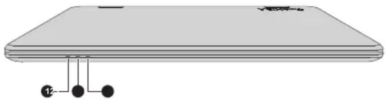TOSHIBA Radius 11 CL10W-B - Vorderseite mit geschlossenem Bildschirm (CL10W-B/L10W-B) - 1