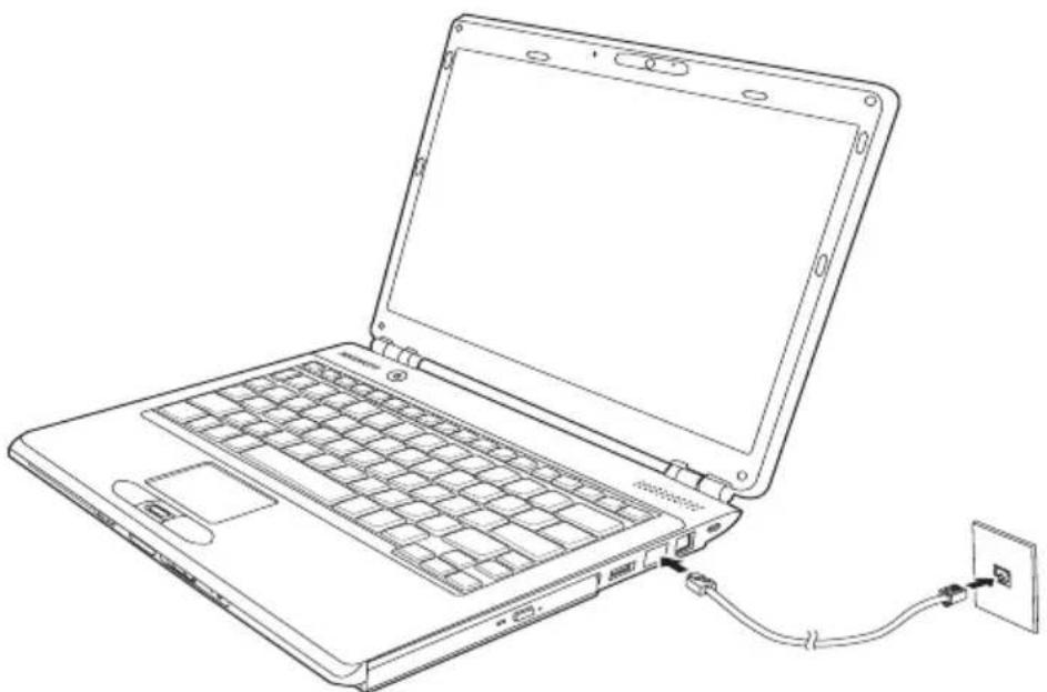 TOSHIBA Equium U400 - anschließen - 2