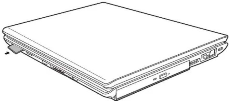 TOSHIBA Equium U400 - Speicherkarten installieren - 1