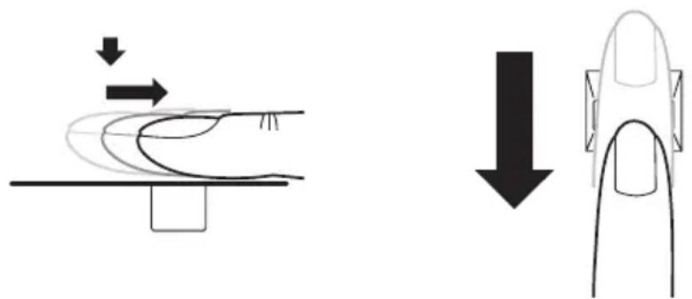 TOSHIBA Equium U400 - Finger swipen - 1