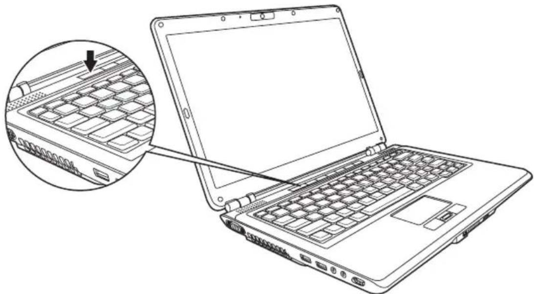 TOSHIBA Equium U300 - Einschalten des Computers - 2