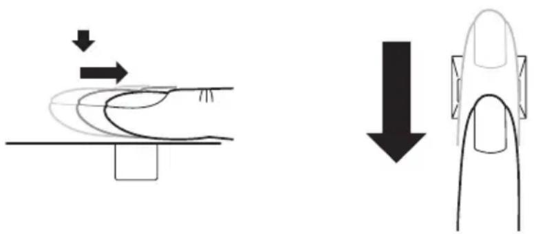 TOSHIBA Equium P300D - Finger swipen - 1