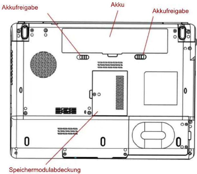 Akkufreigabe Akku Akkufreigabe Speichermodulabdeckung