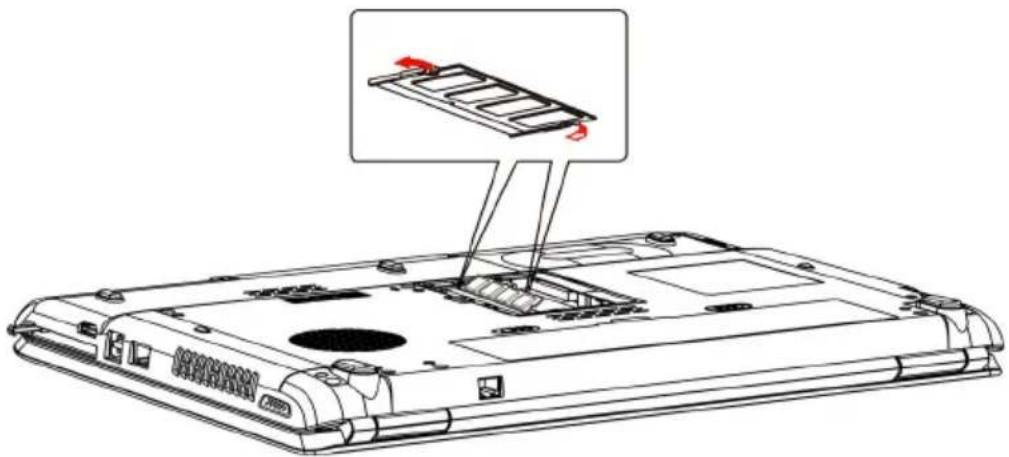 TOSHIBA Equium L300 - Speichermodule entfernen - 3