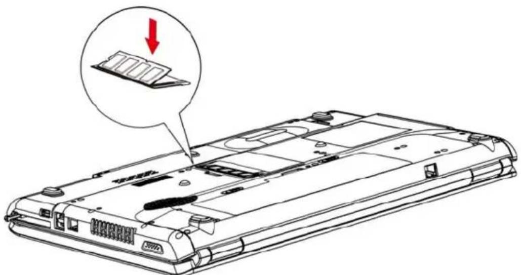 TOSHIBA Equium L350 - Speichermodule installieren - 5