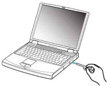 SONY PCG-FX505 - Using the CD-RW/DVD-ROM drive or DVD-ROM - 4