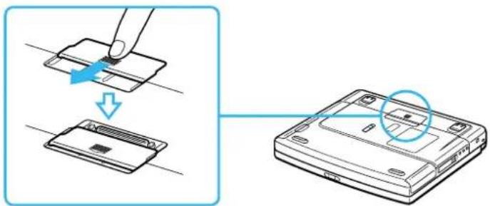 SONY PCG-FX505 - Attaching your computer to the port replicator - 1