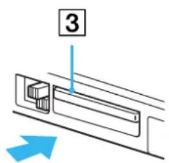 SONY PCG-FX505 - Inserting a Memory Stick™ - 2