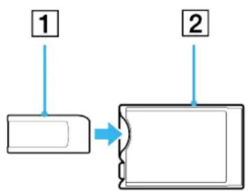 SONY PCG-FX505 - Inserting a Memory Stick™ - 1