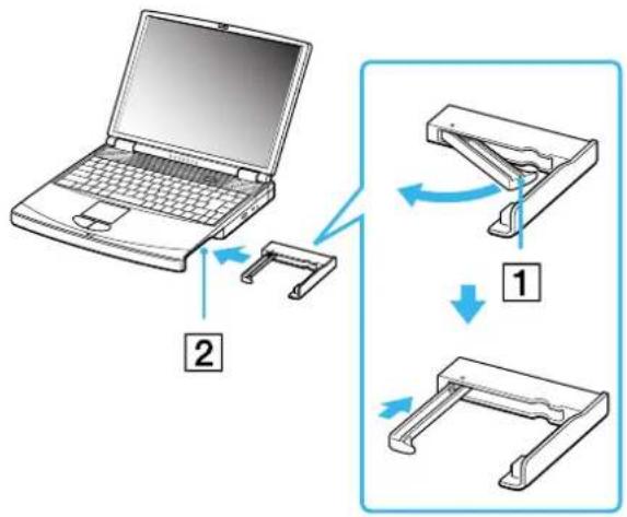 SONY PCG-FX505 - Using the weight saver - 1