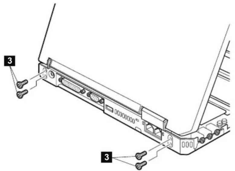 IBM ThinkPad X32 - Hinge cover and LCD assembly - 4