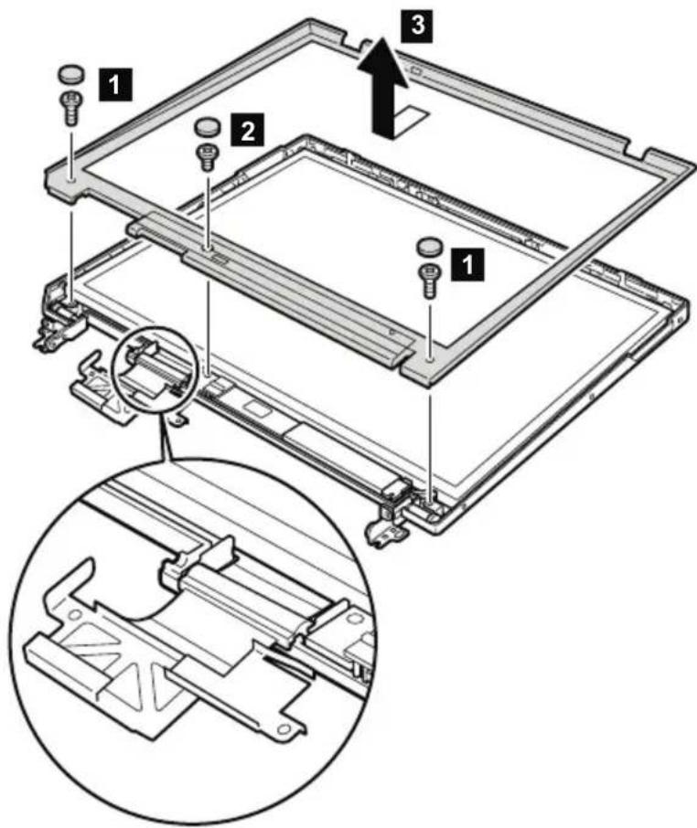 IBM ThinkPad X32 - LCD front bezel - 1