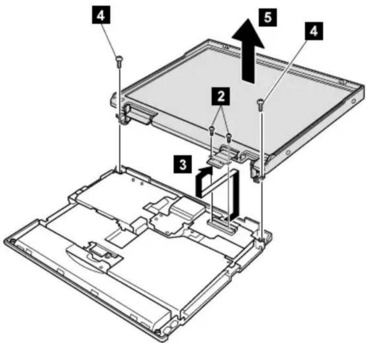 Technical diagram of a device with numbered components and directional arrows indicating assembly or movement.