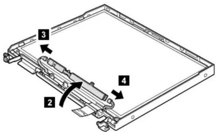 Technical diagram of a mechanical assembly with numbered components labeled 2, 3, and 4