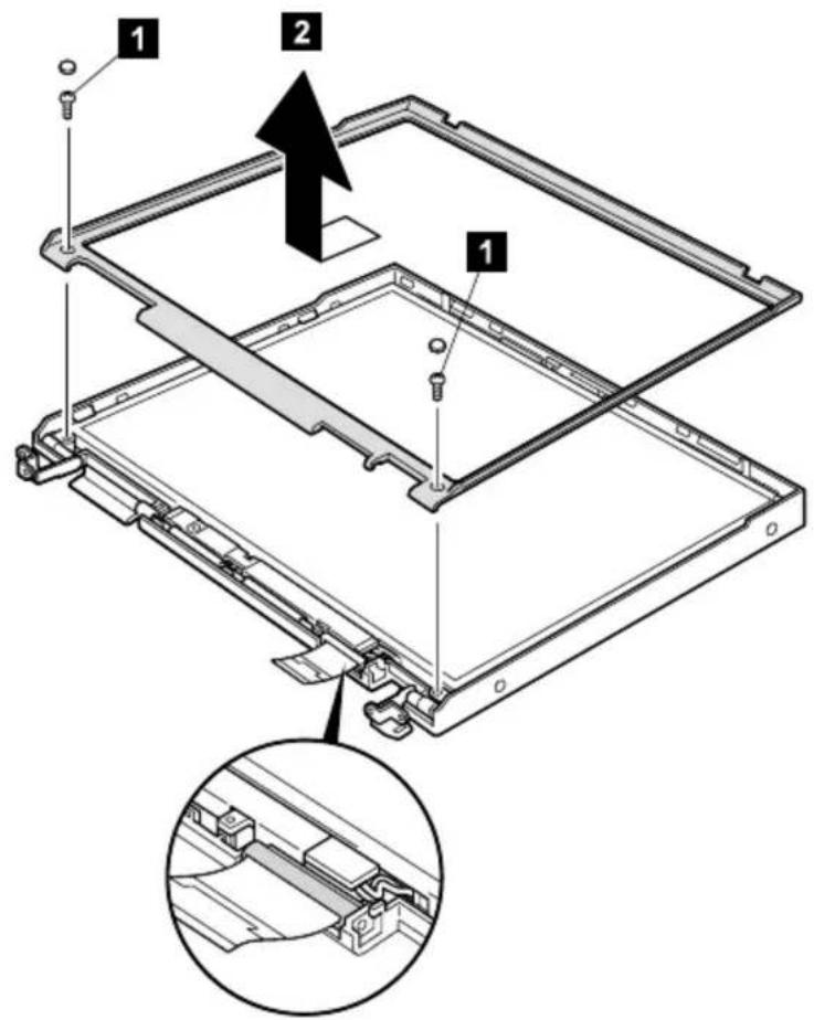 Technical diagram of a mechanical assembly with labeled components and an inset detail view showing internal structure.