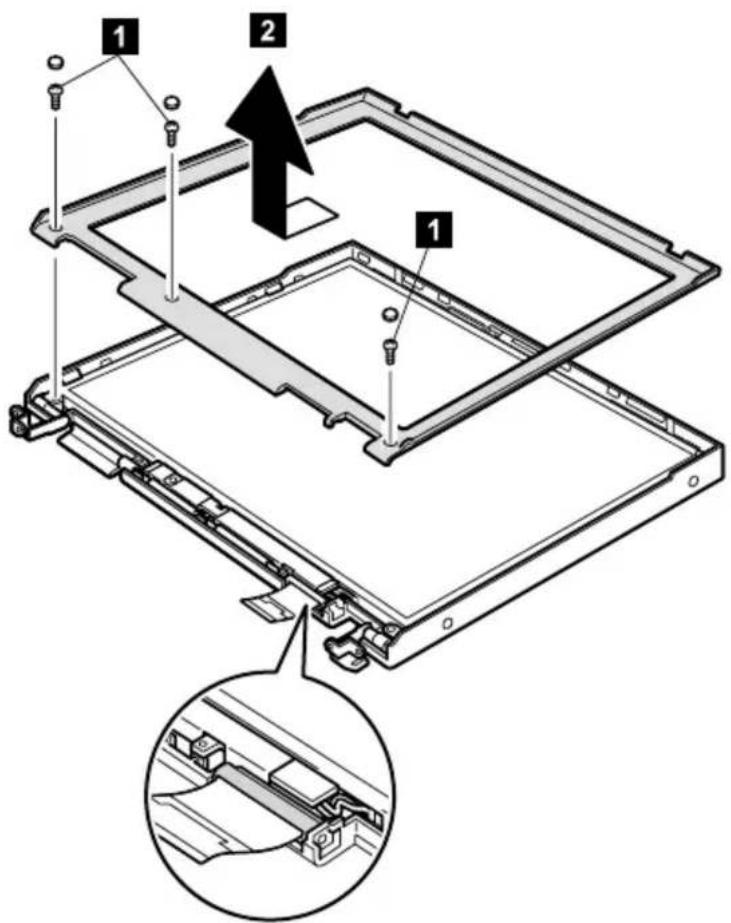 Technical diagram of a mechanical assembly with labeled components and an inset detail view showing internal structure.