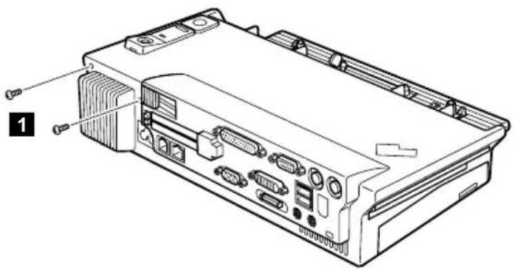 Technical diagram of an electronic device rear panel with labeled ports and connectors