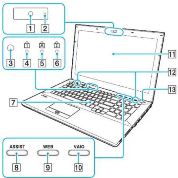 1 2 3 4 5 6 7 11 12 13 ASSIST WEB VAIO 8 9 10