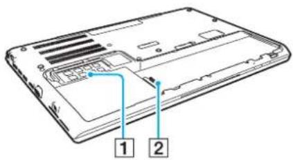 SONY Vaio VPC-SE - Unten (ohne untere Hauptabdeckung) - 1