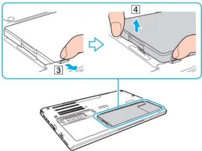 SONY Vaio VPC-SE - So nehmen Sie den Akku heraus - 2