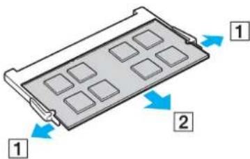 SONY Vaio VPC-SB - Entfernen und Installieren eines Speichermoduls - 2