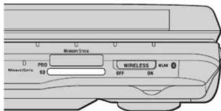 SONY Vaio VGN-FE31M - Inserting a Memory Card - 1