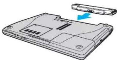 SONY Vaio VGN-FE31M - Installing the Battery Pack - 3