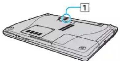 SONY Vaio VGN-FE31M - Removing the Battery Pack - 2