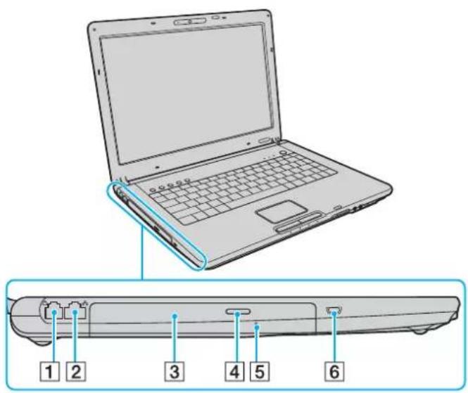 SONY Vaio VGN-FE31M - Left - 1