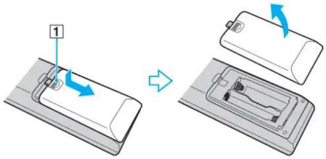 SONY Vaio VGN-AR51J - To insert batteries - 1