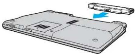 SONY Vaio VGN-AR51J - Installing the Battery Pack - 2