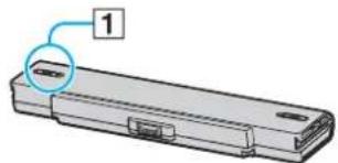 SONY Vaio VGN-AR51J - Installing the Battery Pack - 1