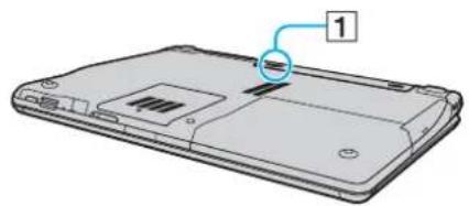 SONY Vaio VGN-AR51J - Removing the Battery Pack - 1